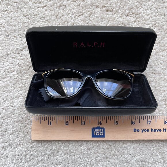 Ralph Lauren sunglasses 5203 1090T5 Black Plastic Sunglasses Brown Gradient - Picture 5 of 16